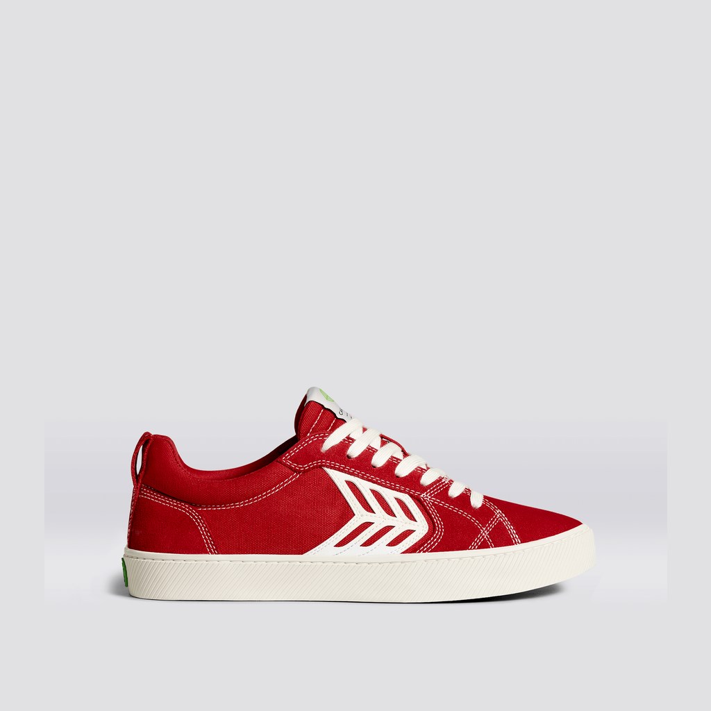 CATIBA PRO Cariuma Low Top Tela Vegan Rouge Homme | XPG-8191874